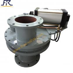 Pneumatic Hard Alloy Seated Rotary Double Disc Gate Valve