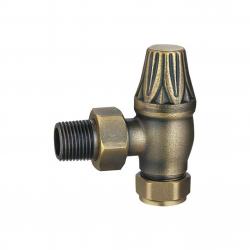 JD223-J Antique Brass Manual Throttle Traditional Radiator Valves