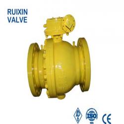 2PC Cast Steel Trunnion Mounted Ball Valve