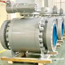 API6D&API608 3PC Trunnion Mounted Ball Valve