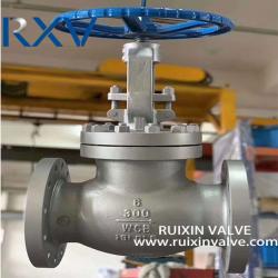 300# globe valve flange end WCB material