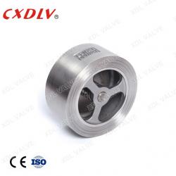 Single Way Wafer Check Valve Ultra Thin Single Lobed Stainless Steel / Carbon Steel